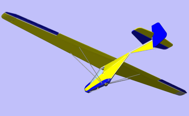 3D modelirano letalo.